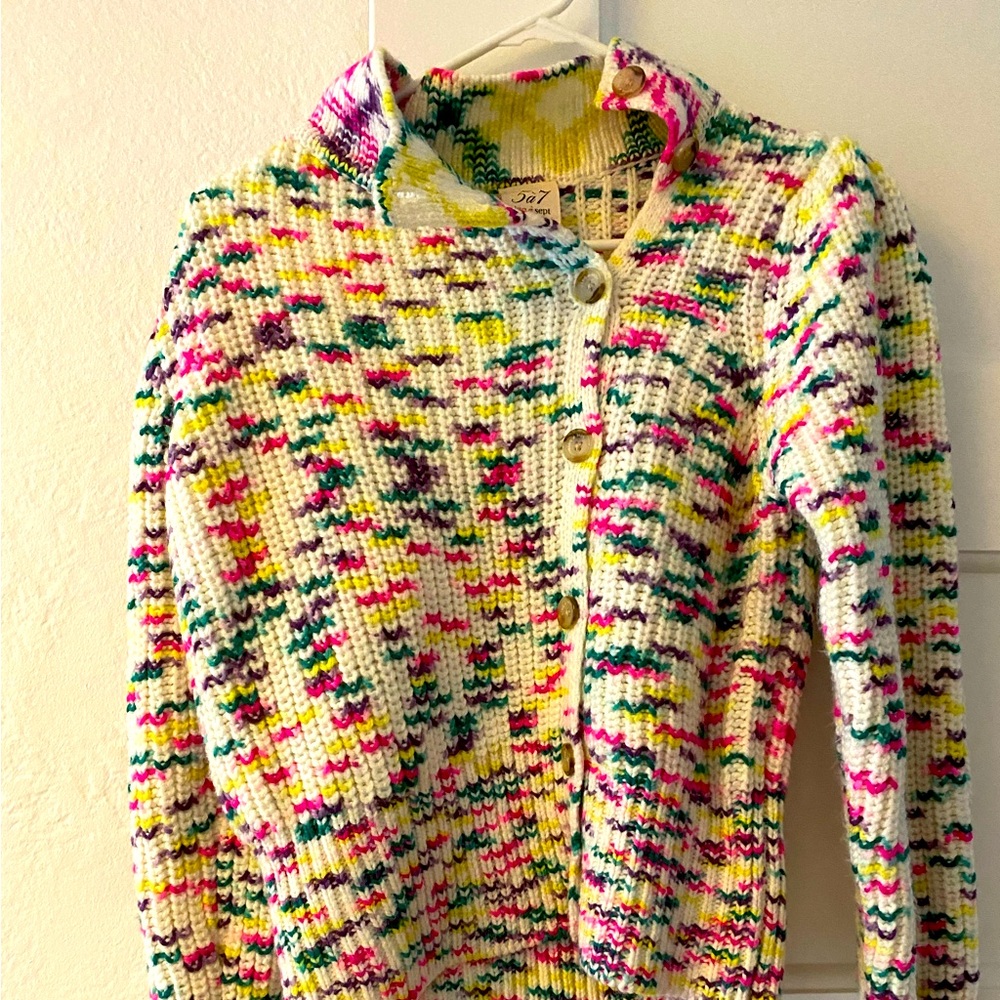 Cinq à Sept colorful cardigan - happy pops of color